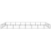 Dog Kennel Black 344.4 ft¬≤ Steel