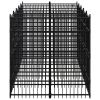 Outdoor Dog Kennel Steel 99.2 ft¬≤