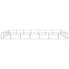 Dog Kennel Silver 301.4 ft¬≤ Steel