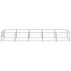 Dog Kennel Silver 53.8 ft¬≤ Steel