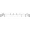 Dog Kennel Black 301.4 ft¬≤ Steel