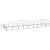 Dog Kennel Black 290.6 ft¬≤ Steel