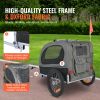 VEVOR Dog Bike Trailer, Supports up to 88 lbs, Pet Cart Bicycle Carrier, Easy Folding Frame with Quick Release Wheels, Universal Bicycle Coupler