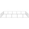 Dog Kennel Silver 269.1 ft¬≤ Steel